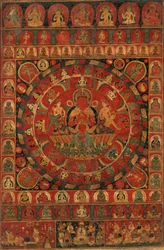 Mandala des Sonnengottes Surya